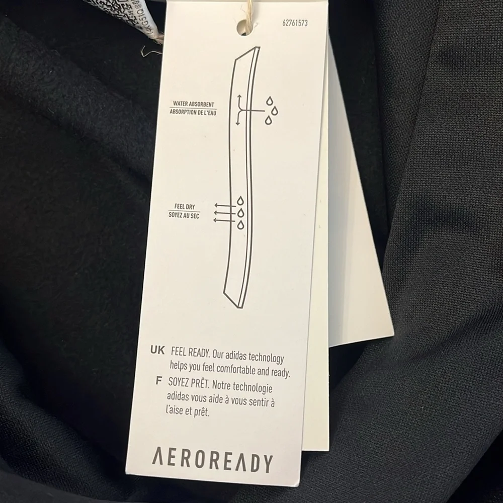 Adidas Black Aeroready Hoodie 1X - Picture 5 of 5